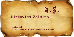 Mirkovics Zelmira névjegykártya